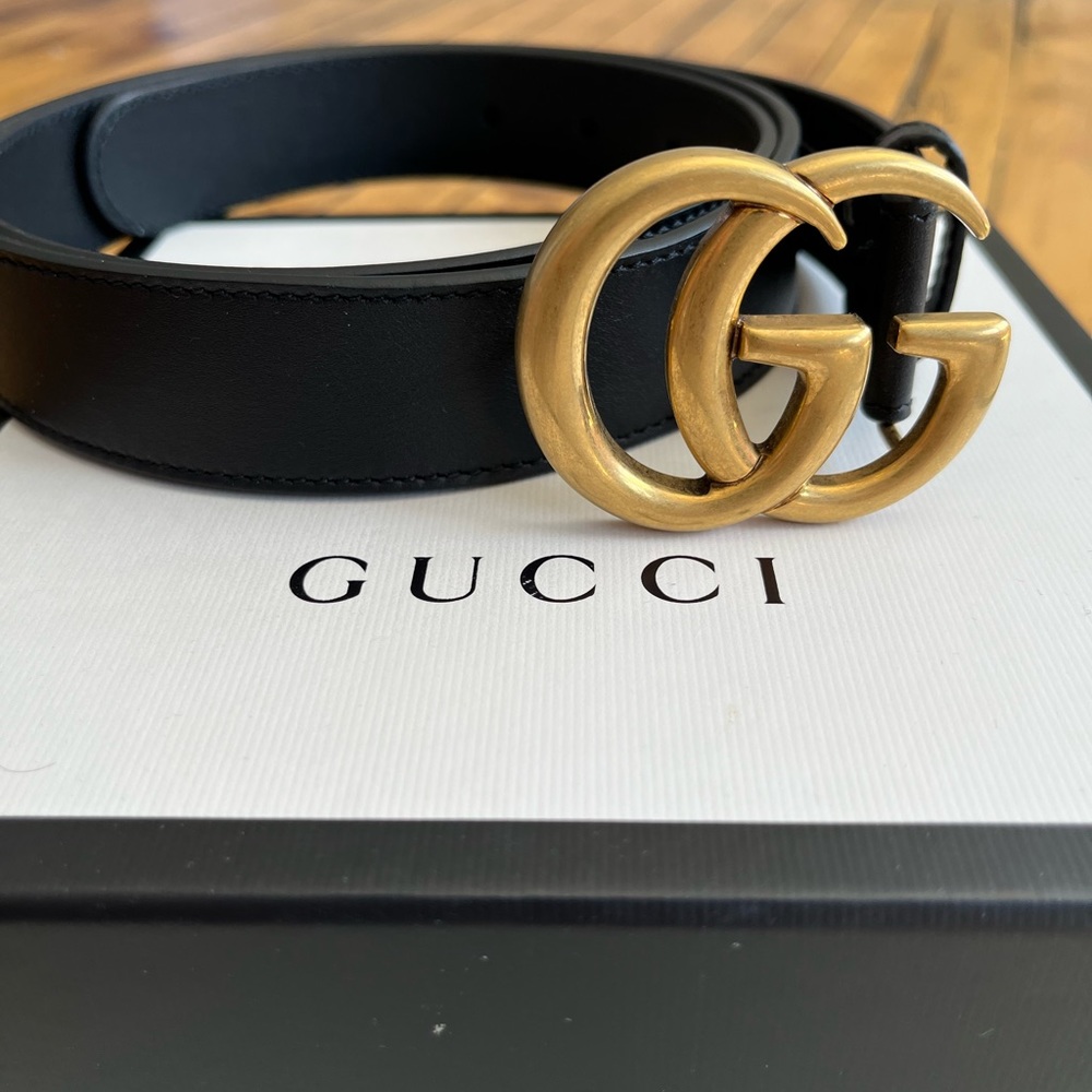 Gucci Double G gold belt 🌟